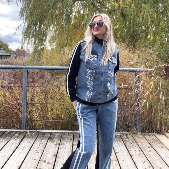 New Jeans set from two pieces for woman NWT - Picture 1 of 17